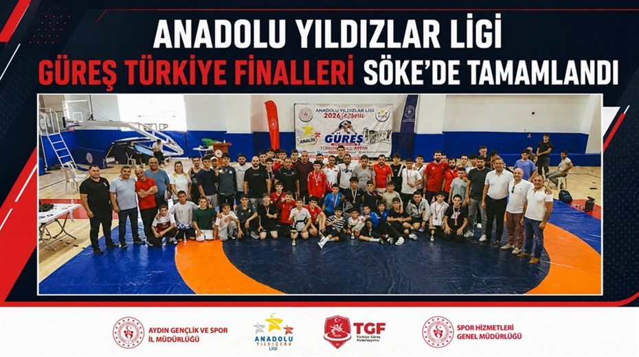 ANADOLU YILDIZLAR LİGİ GÜREŞ TÜRKİYE FİNALLERİ SÖKE’DE TAMAMLANDI