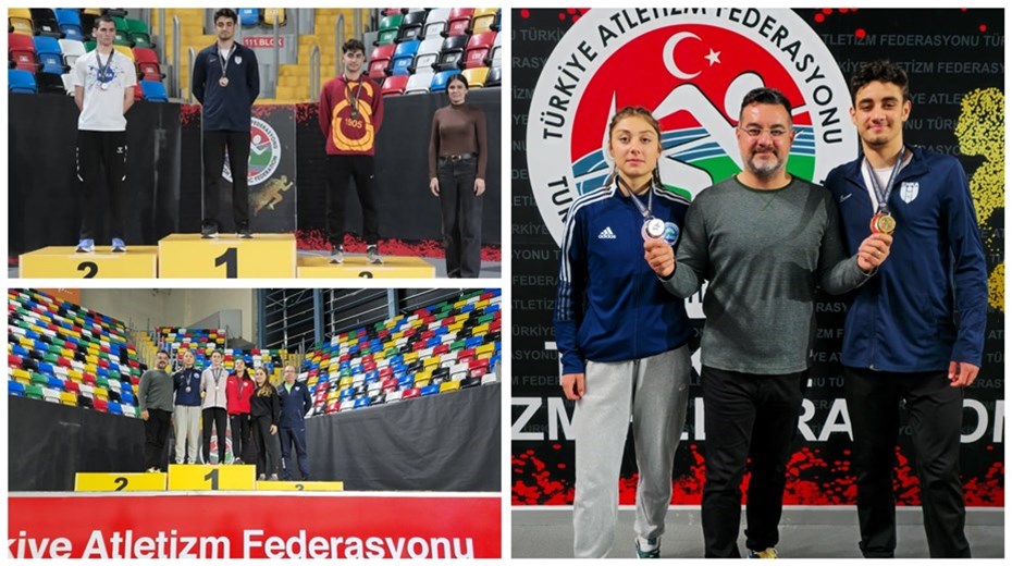 AYDINLI SPORCULARDAN ÇOKLU BRANŞLAR ŞAMPİYONASINDA ÇİFTE MADALYA