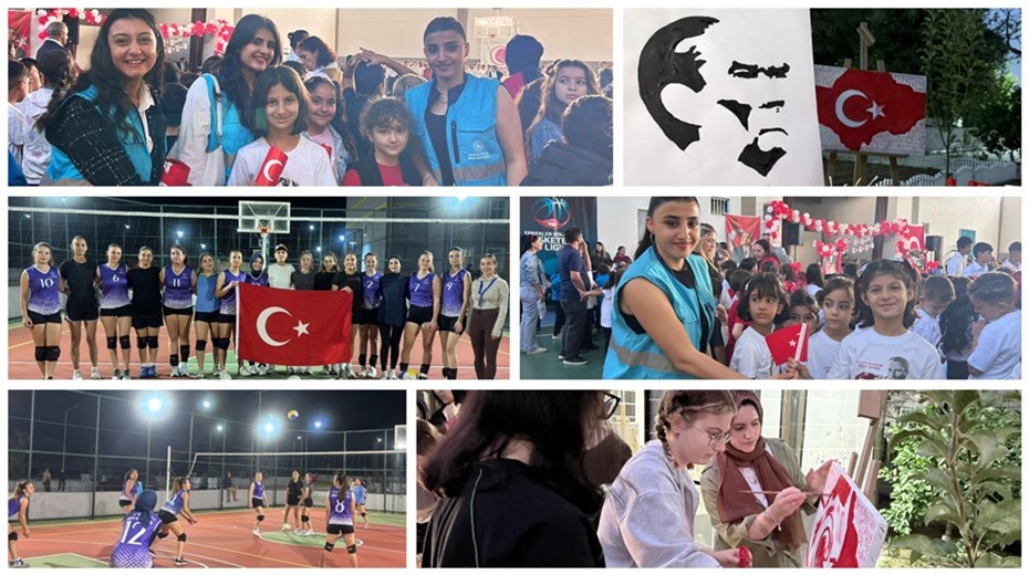 YURTLARIMIZDAKİ ÖĞRENCİLERİMİZ CUMHURİYET COŞKUSUNU PAYLAŞTI