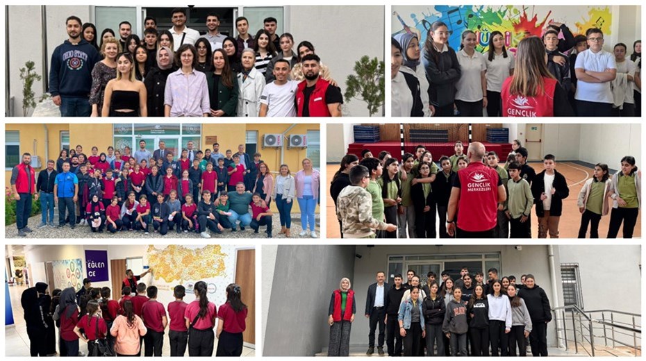 “OKULLAR MERKEZİMDE” PROJESİYLE ÖĞRENCİLER GENÇLİK MERKEZLERİNİ TANIYOR