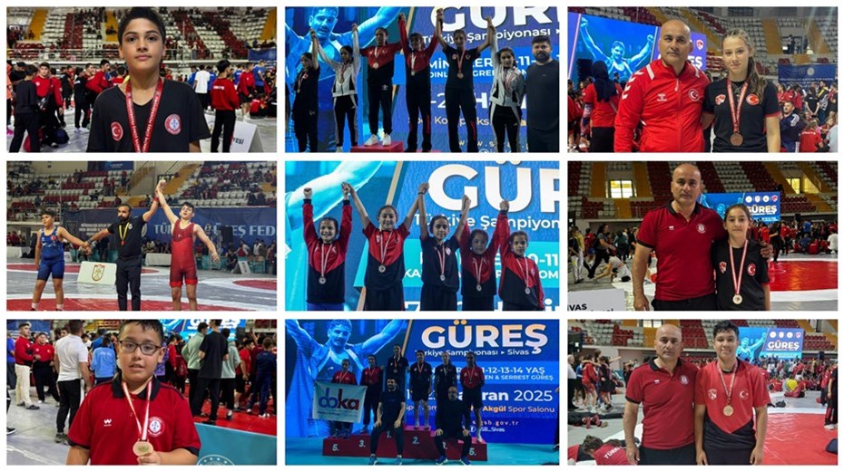 SİVAS’TA DÜZENLENEN TÜRKİYE ŞAMPİYONASI’NDA SPORCULARIMIZDAN GURURLANDIRAN BAŞARILAR