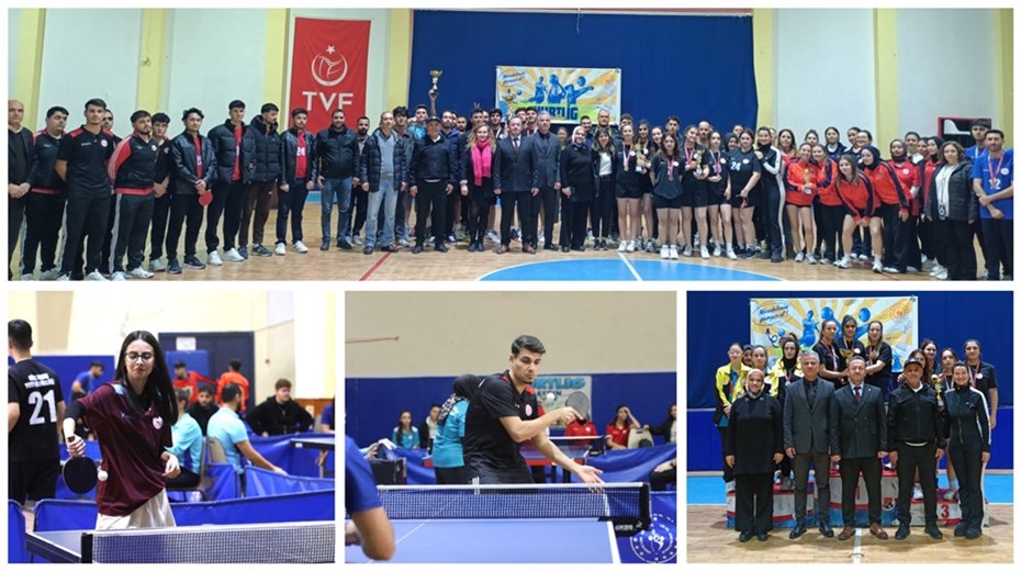 YURTLİG MASA TENİSİ TURNUVASI TAMAMLANDI