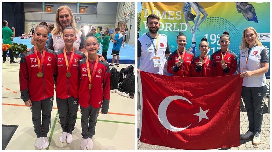 DİDİMLİ SPORCULARIMIZDAN AKROBATİK CİMNASTİKTE TARİHİ ZAFER