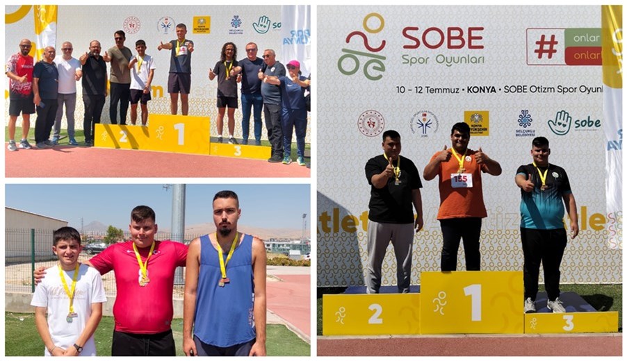 ÖZEL SPORCULARDAN TÜRKİYE ŞAMPİYONASI'NDA GURURLANDIRAN BAŞARILAR