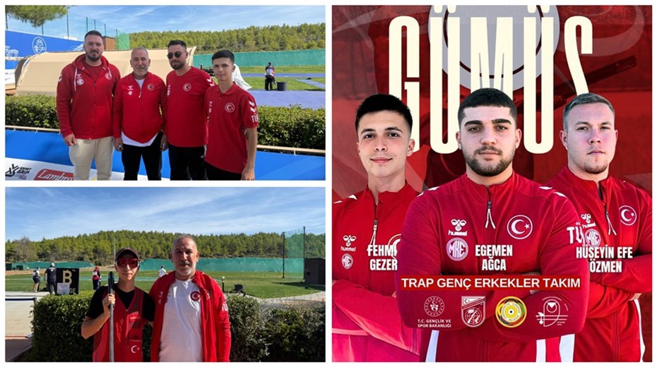 TRAP ATICILIKTA MILLI TAKIMIMIZ AVRUPA İKINCISI