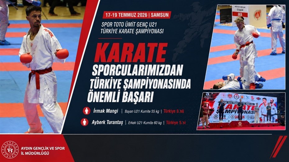 KARATE SPORCULARIMIZDAN TÜRKİYE ŞAMPİYONASINDA ÖNEMLİ BAŞARI
