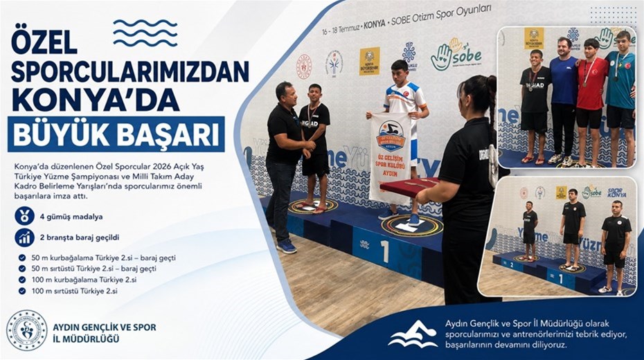 ÖZEL SPORCULARIMIZDAN KONYA’DA BÜYÜK BAŞARI