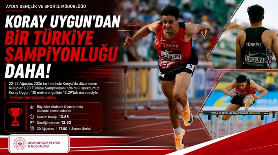 KORAY UYGUN’DAN BİR TÜRKİYE ŞAMPİYONLUĞU DAHA