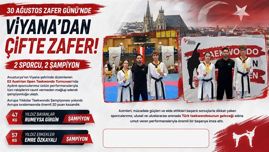 30 Ağustos Zafer Günü’nde Viyana’dan Çifte Zafer