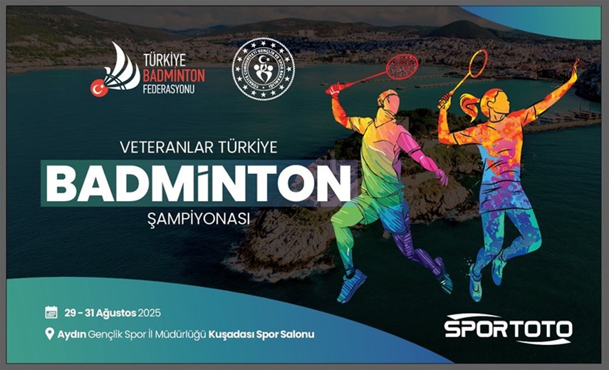 KUŞADASI, BADMİNTON VETERANLAR TÜRKİYE ŞAMPİYONASI’NA EV SAHİPLİĞİ YAPIYOR